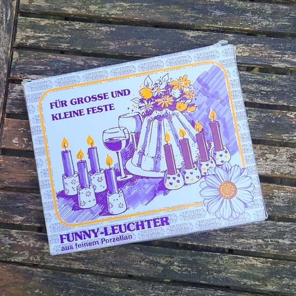 Vintage German Candle Set - Picture 4 of 6